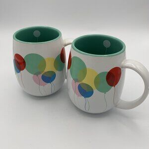 Davids Tea Multi Colour Balloon Mug Set of 2